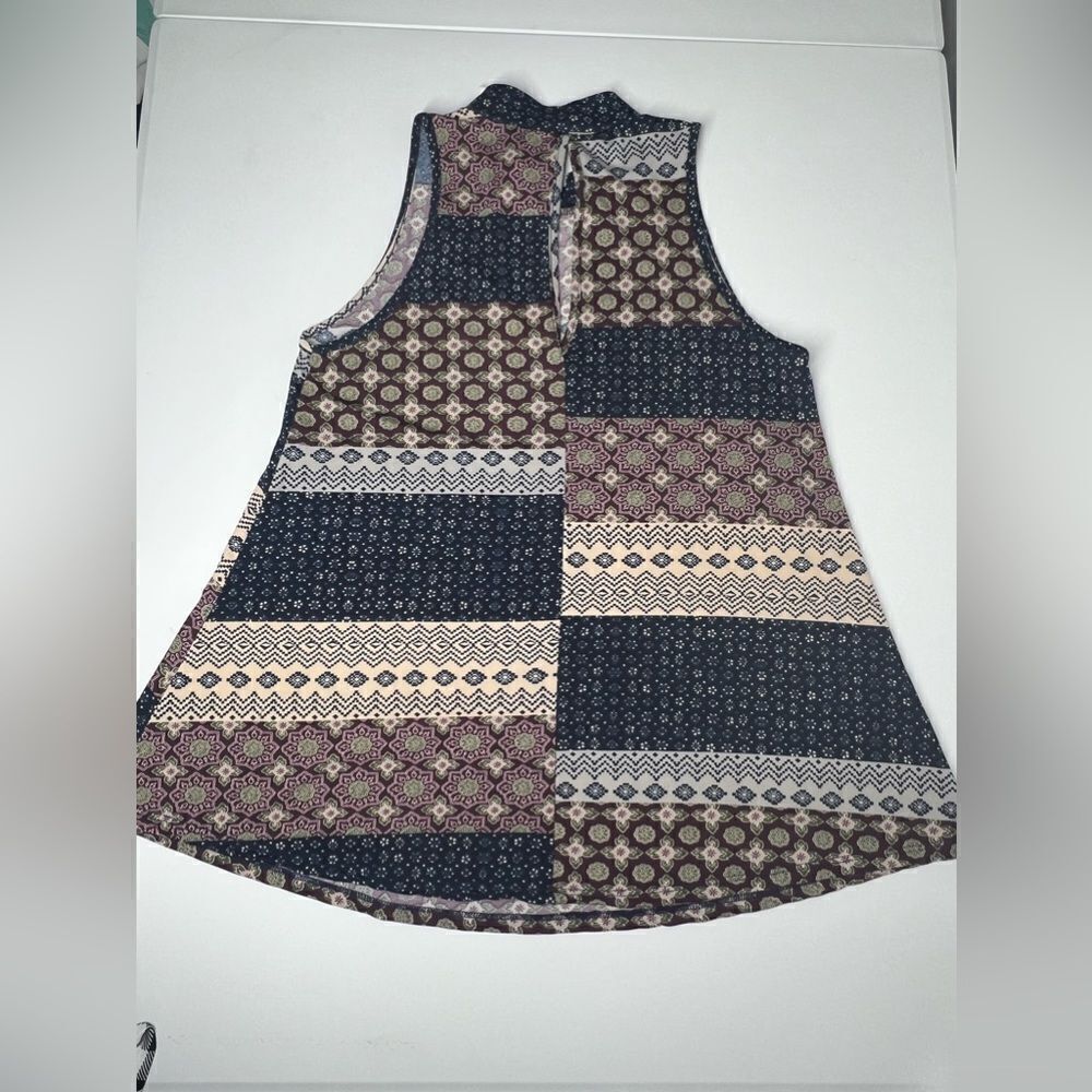 Rzd Tank Top Geometric Pattern Size M - Picture 6 of 11